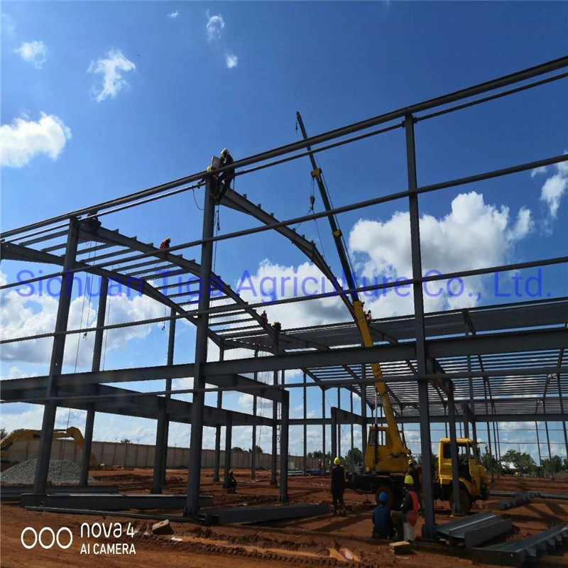 High Strength and High Seismic Resistance Fast Installation Prefabricated Steel Structure Construction