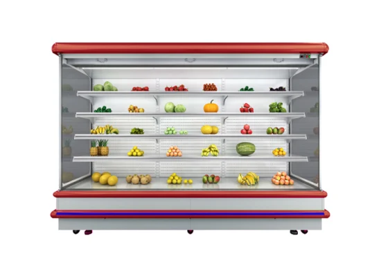 Open Chiller Supermarket Showcase Multidesk Display Desk Open High Quality Refrigeration Equipment